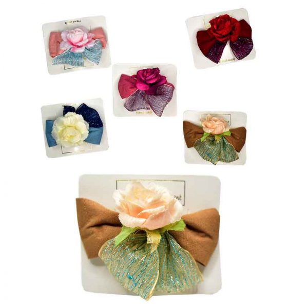 Ganchitos flor hand made unidad
