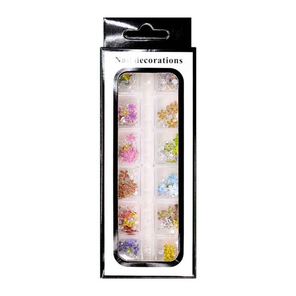Decoraciones para uñas beautysky figuras y piedras