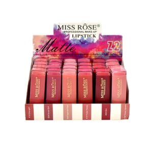Labiales Miss Rose matte tonos surtidos punta trasparente