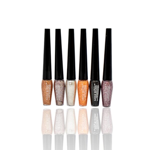 Delineadores para ojos con glitter Miss Rose - Imagen 2