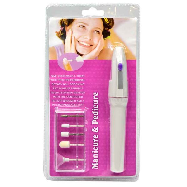 Barreno para uñas manicure y pedicure