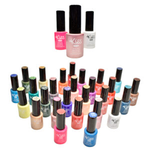 Esmaltes para uñas gelish marca kiss surtidos