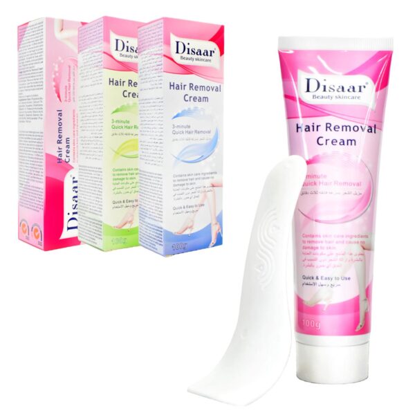 Crema depiladora disaar empaque caja de colores 100g LT1