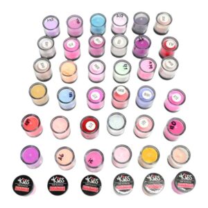 Acrílicos para uñas marca kiss acrylic powder surtido