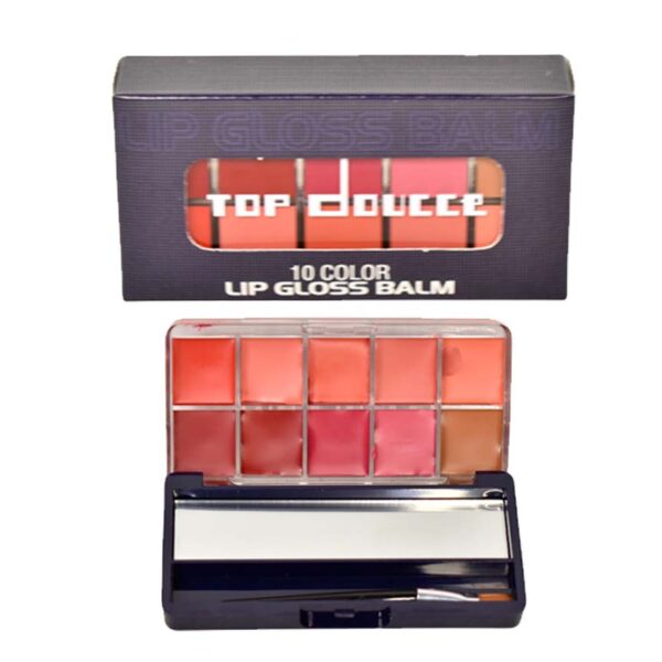 Paleta de labiales de 10 colores Top Doucce