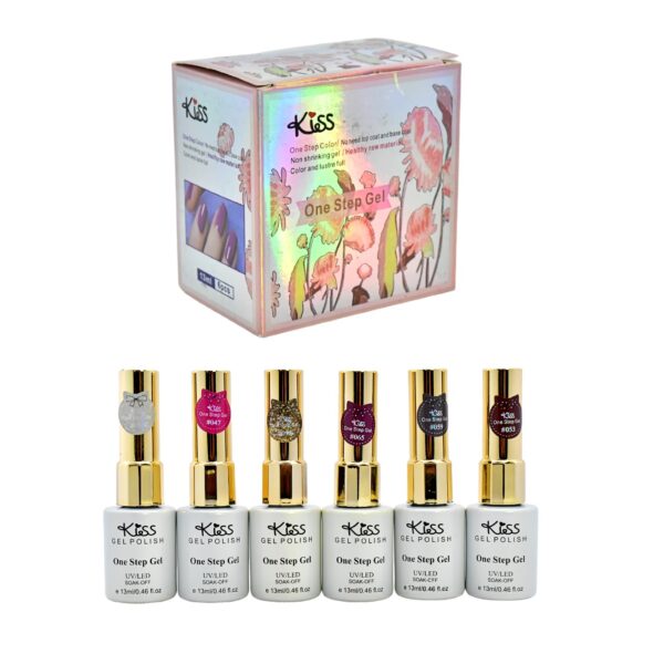 Esmalte Ones Step gel Kiss de 13 ML frasco blanco
