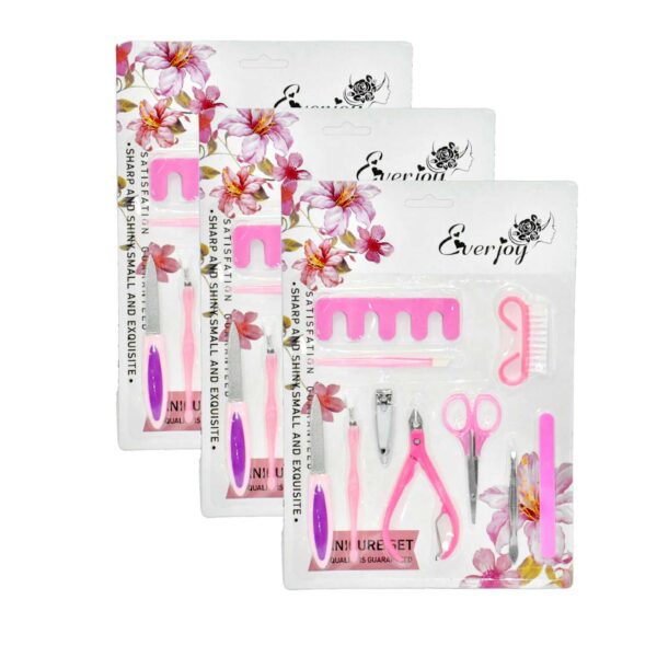 Kit para pedicura de 10pcs EverJoy Skinny Short