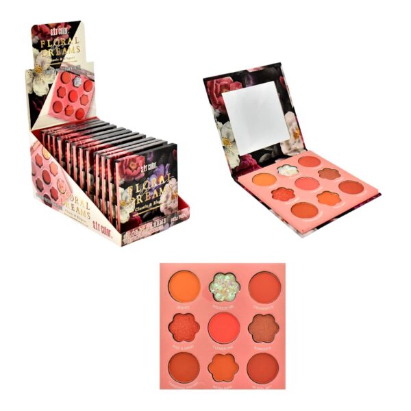 Sombra para rostro 9 colores Floral Dreams S.F.R