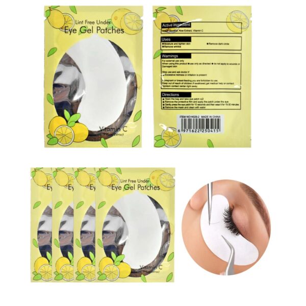Parche para lifting de hidrogel presentación de Limon Eye Gel Patches