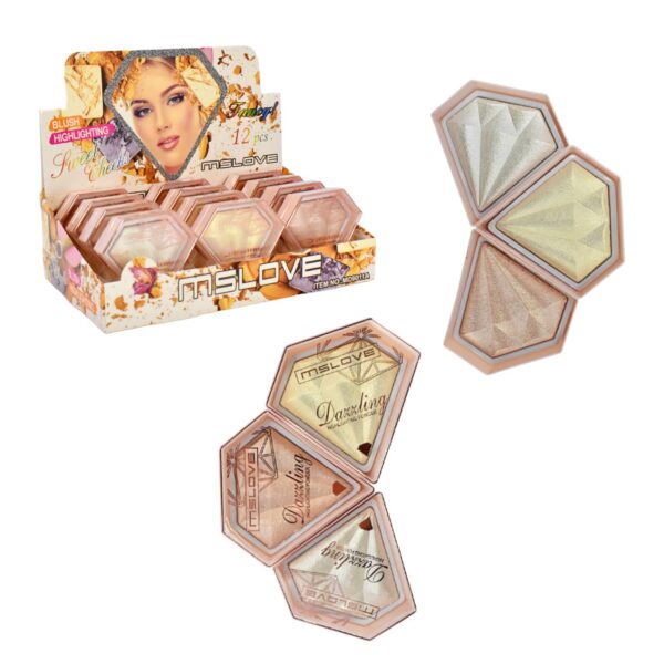 Iluminador en forma de diamante Sweet Checks MSLOVE
