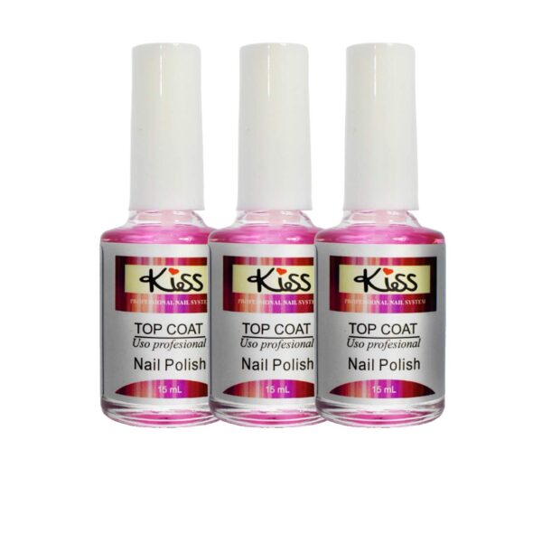 Esmalte Top Coat Kiss 15ML