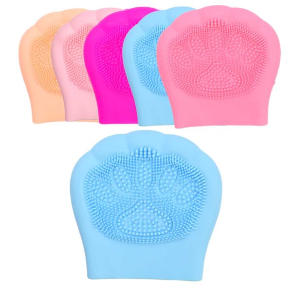 Limpiador facial en diseño huella de gato