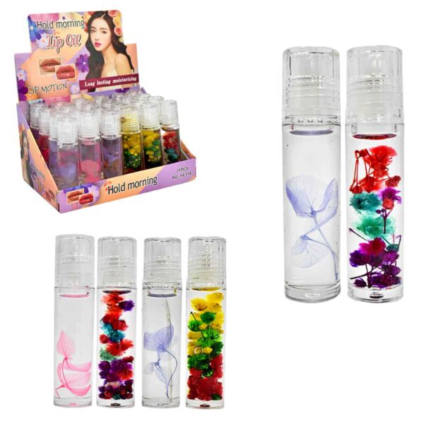 Brillo para labios en presentación de flores Hold Morning