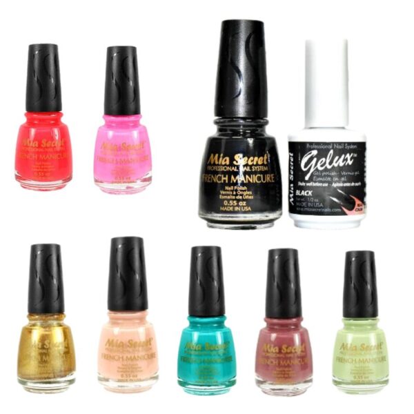 Duo De Esmalte Y Gelish Mia Secret Para Uñas