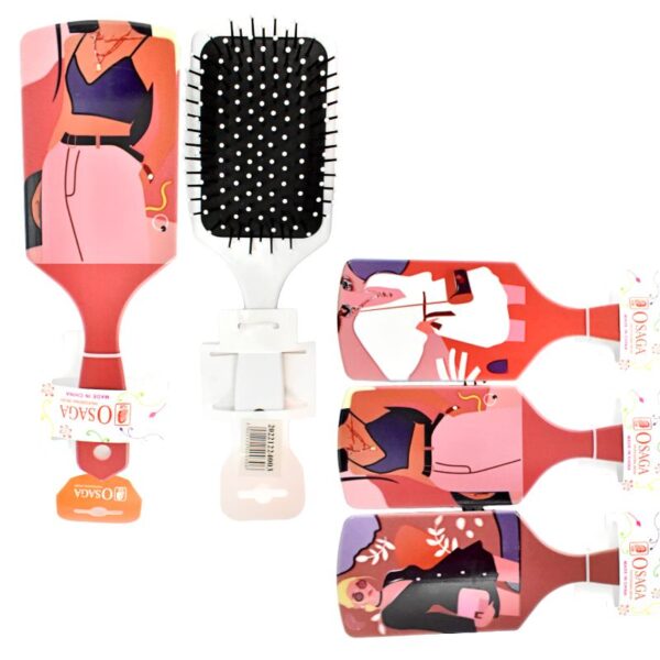 Cepillo para cabello en presentacion cuadrada diseño STYLE