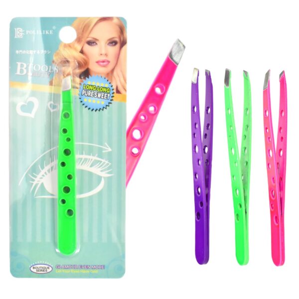 Pinza Para Cejas Polilike Con Puntos