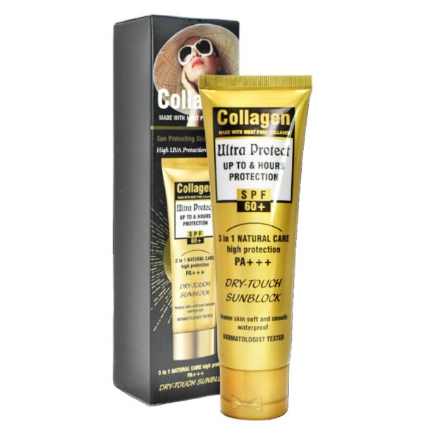 Protector Solar Collagen Spf60+  Miss Vanessa Caja Negra 100Ml