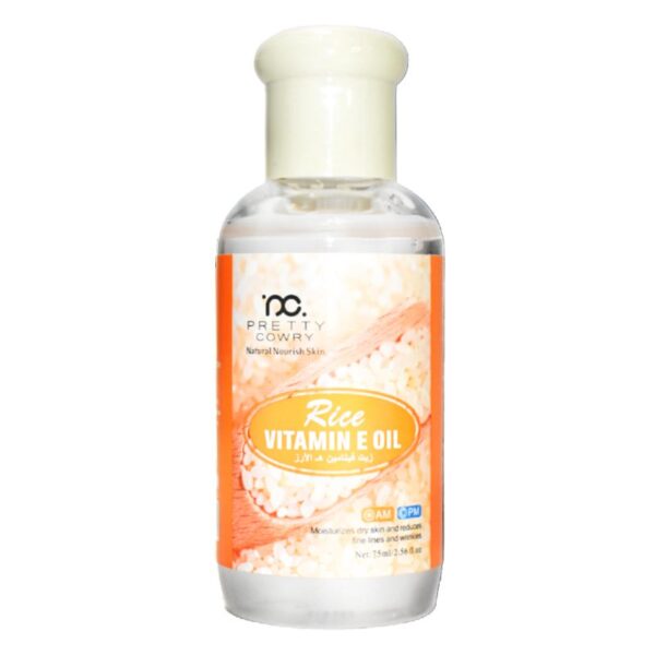 Aceite Facial De Vitamina E Y Arroz 75Ml Prettu Cowry