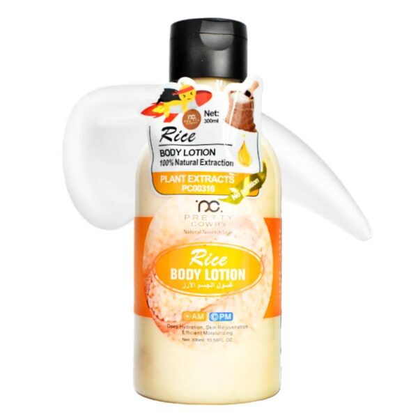 Crema Facial Y Corporal De Arroz Pretty Cowry 300Ml Am Y Pm