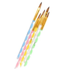 Kit De 5 Pinceles Para Decoracion 3D Para Acrilico