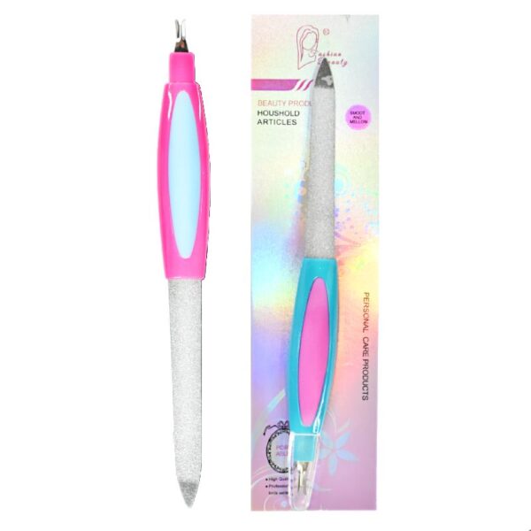 Lima Con Cortador De Cuticula 2 En 1 Fashion Beauty