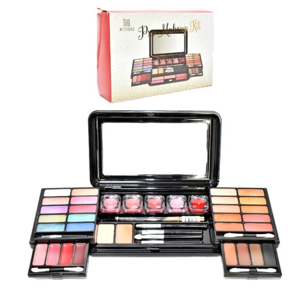 Kit De Maquillaje Profesional De Miss Young Con Niveles Y Espejo