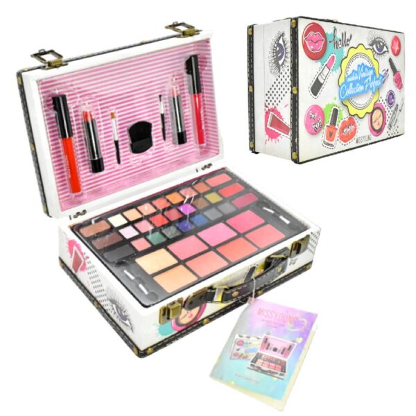 Kit De Maquillaje Miss Young Maleta Vintage