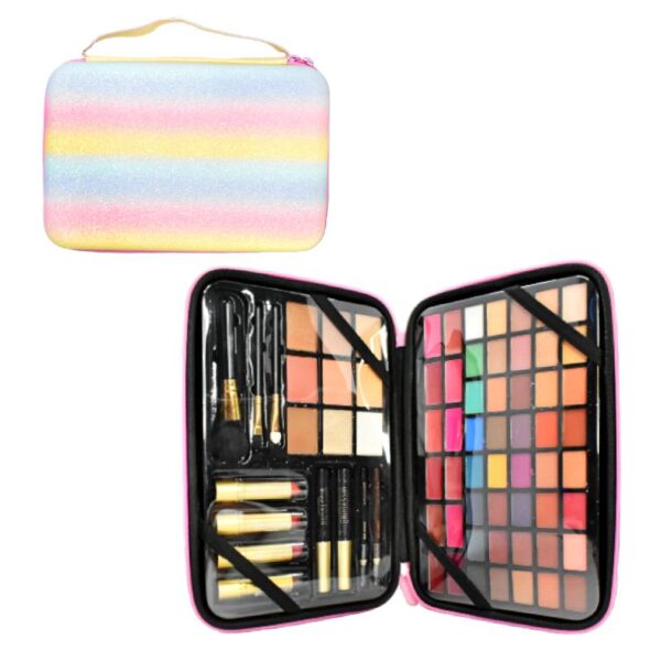 Kit De Maquillaje  Miss Youn Maleta  Arcoiris Con Ziper