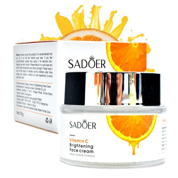Crema Facial De Vitamina C Sadoer  Tarro De 50G