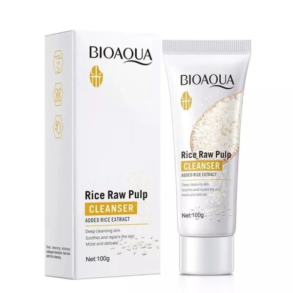 Limpiador Facial Con Extracto De Arroz En Gel 100G Bioaqua LOTE1