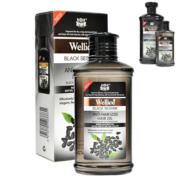 Aceite De Sesamo Para El Cabello Anti Caída Wellice 150Ml