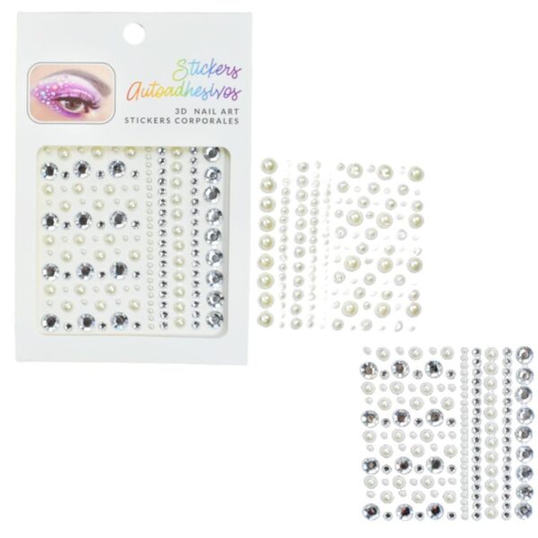 Perlas Para Decoraciones Faciales 3D Art