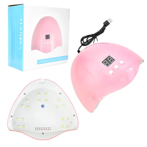 Lampara Led Profesional Para Uñas Caja Blanca