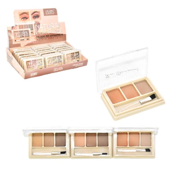 Trio De Sombra De Cejas Con Aplicador Ushas
