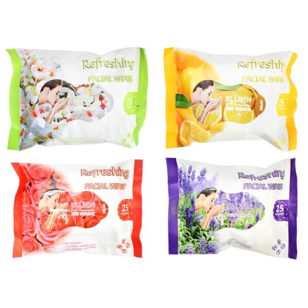 Toallitas Faciales Refreshing Surtidos de 25 unidades