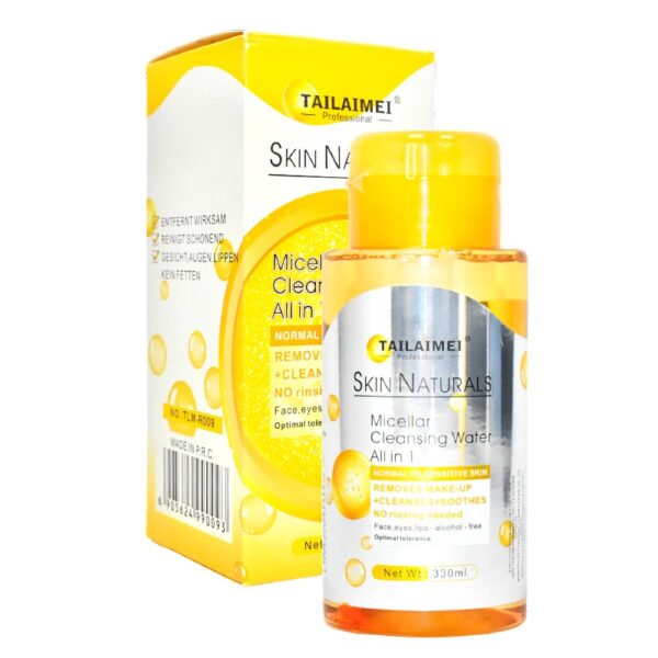 Agua Micelar Removedora De Maquillaje Para Piel Normal Y Sensible Tailaimei 330Ml