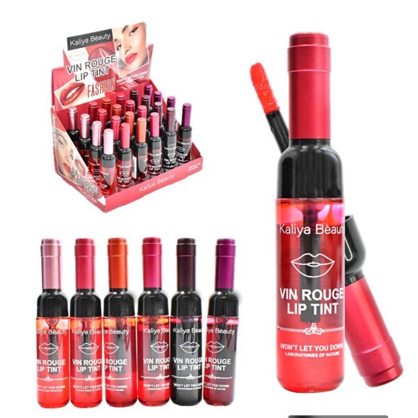 Tinta Para Labios Kaliya Beauty En Presentacion De Botella De Vino