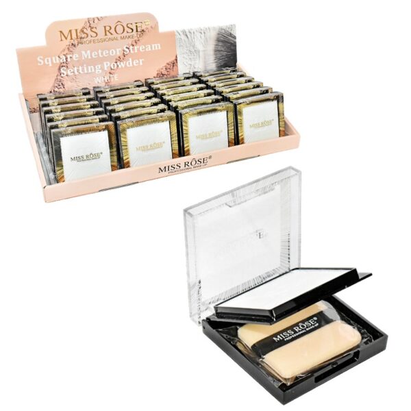 Polvo Compacto Para Rostro Miss Rose Blancos De 15,80 - Imagen 2