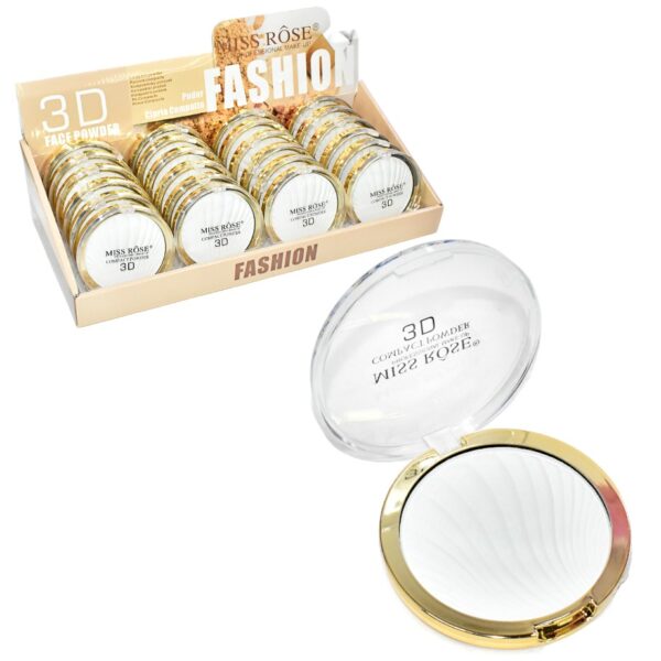 Polvo Compacto Para Rostro Miss Rose Blancos De 15,80