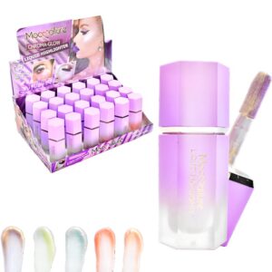 Iluminadores Liquidos Mocallure Morados Con Aplicador