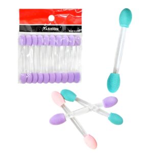Set De 10 Aplicadores De Sombras Fashion Colores Surtidos