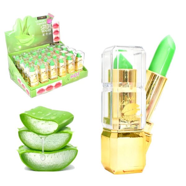 Labiales De Aloe Vera Color Verde Magic Kiss Me De Angel Rose