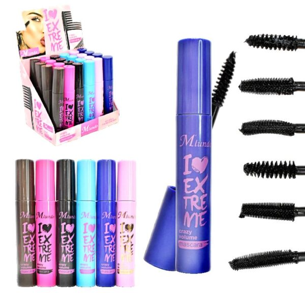 Mascaras Para Pestañas Color Negro I Love Extreme Miundo