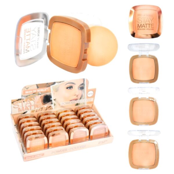 Polvo compacto con espejo IMAN OF NOBLE