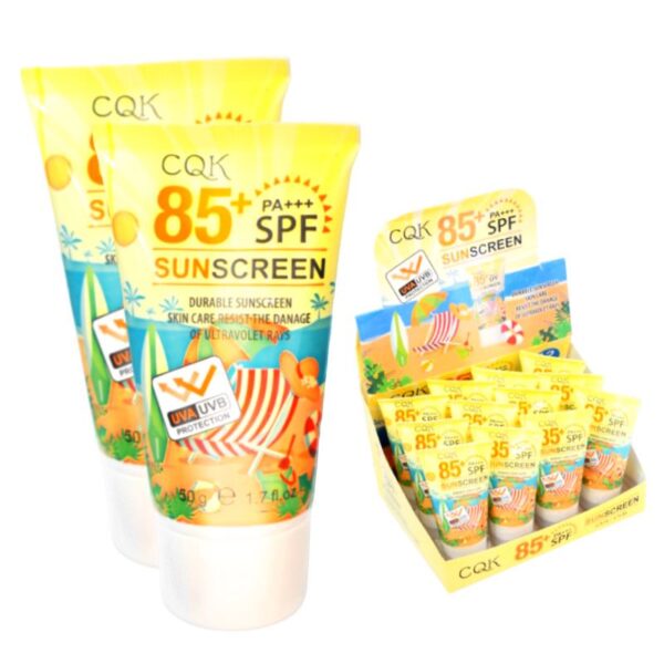 Protector Solar CQK 85 SPF+++ Empaques Surtidos - Imagen 3