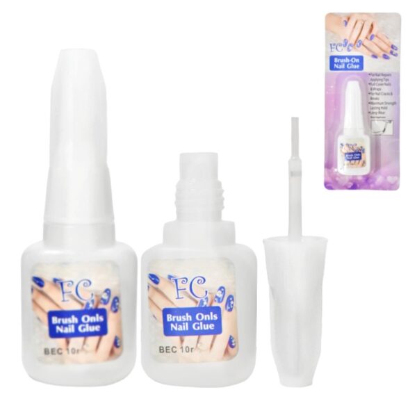 Unidad de Pegamento Para uñas FC NailGlue Empaque Lila