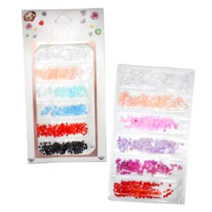 Sobre de Piedras de Colores en Empaque Blanco M&Co