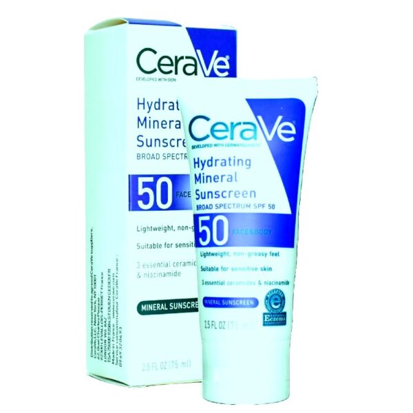 Protector Solar Mineral Hidratante SPF 50 CeraVe LOTE1