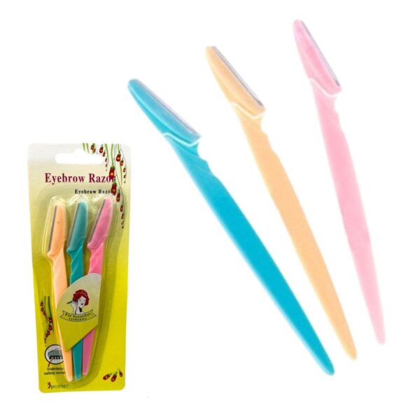 Set De Perfiladora Eyebrow Razor 3Pcs LOTE1