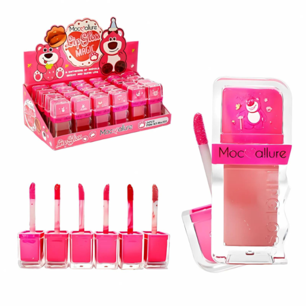 Brillo Labial tapa rosada cuadrada MOCOALLURE